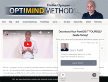 Tablet Screenshot of optimindmethod.com